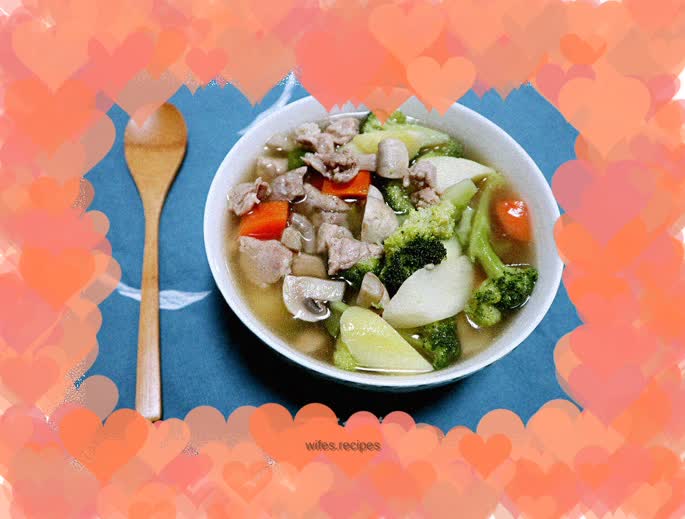 Lean Pork and Mushroom Stew in One Pot