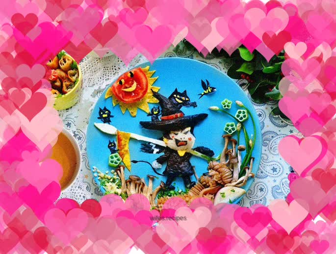 Halloween plate painting