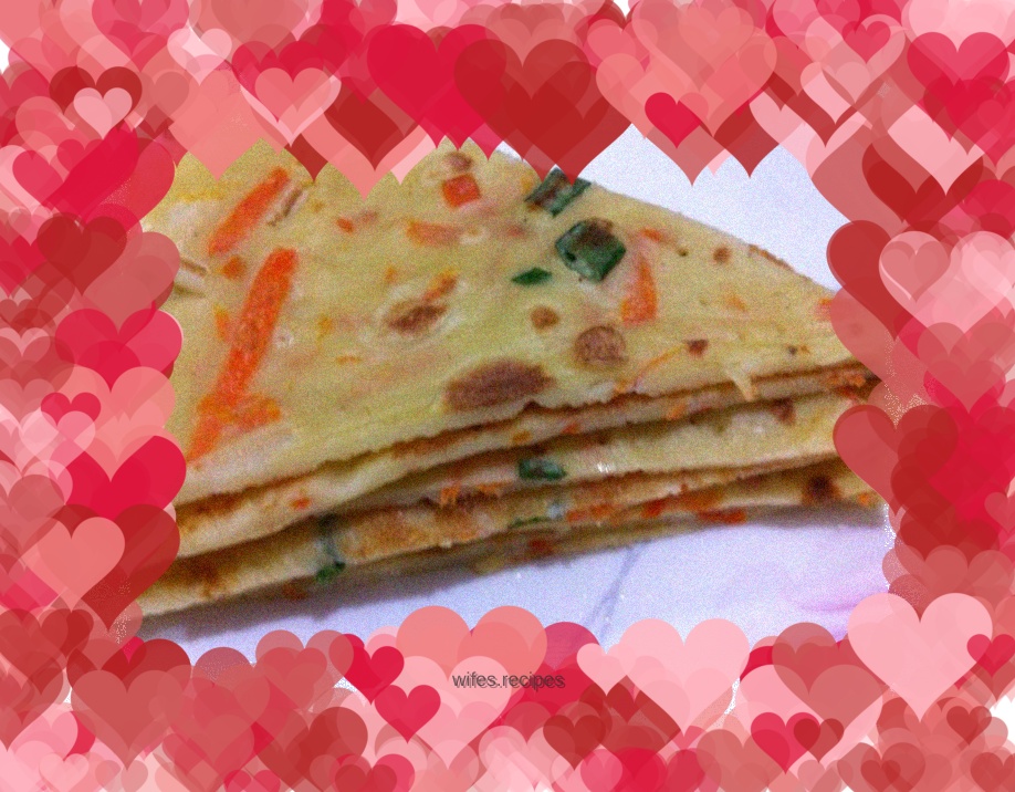 Chive egg pancake