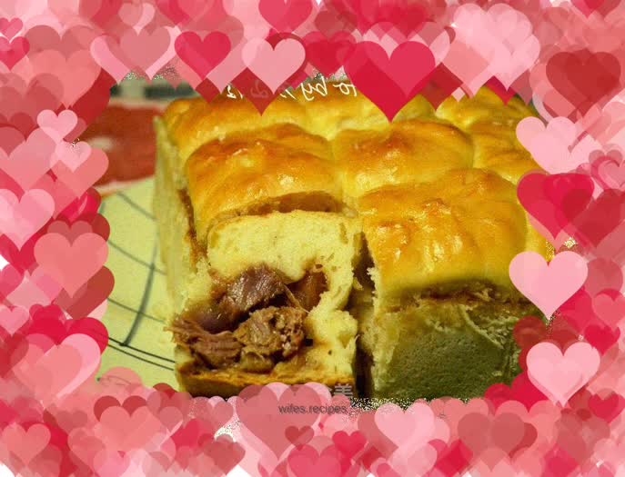 Grilled braised pork buns