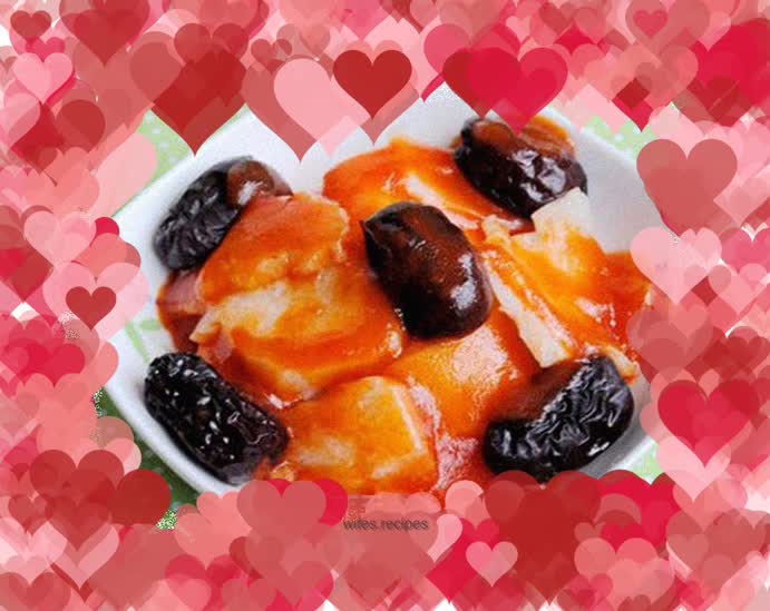 Braised yam with jujube