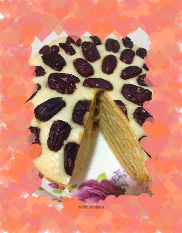 Pumpkin Filled Hair Cake