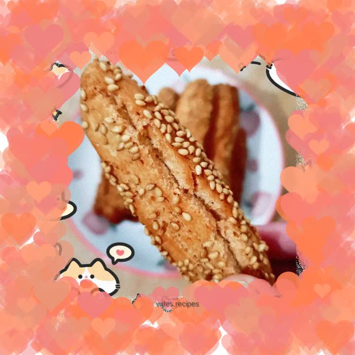 Crispy sesame sticks