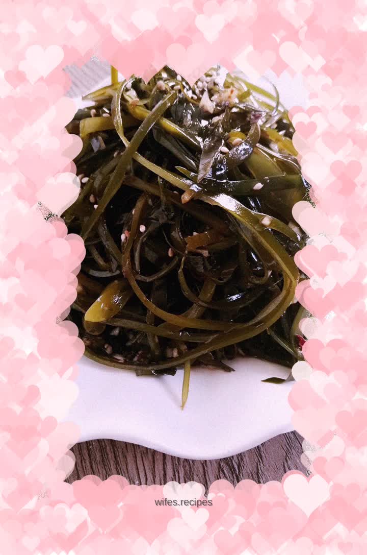 Cold Garlic Seaweed