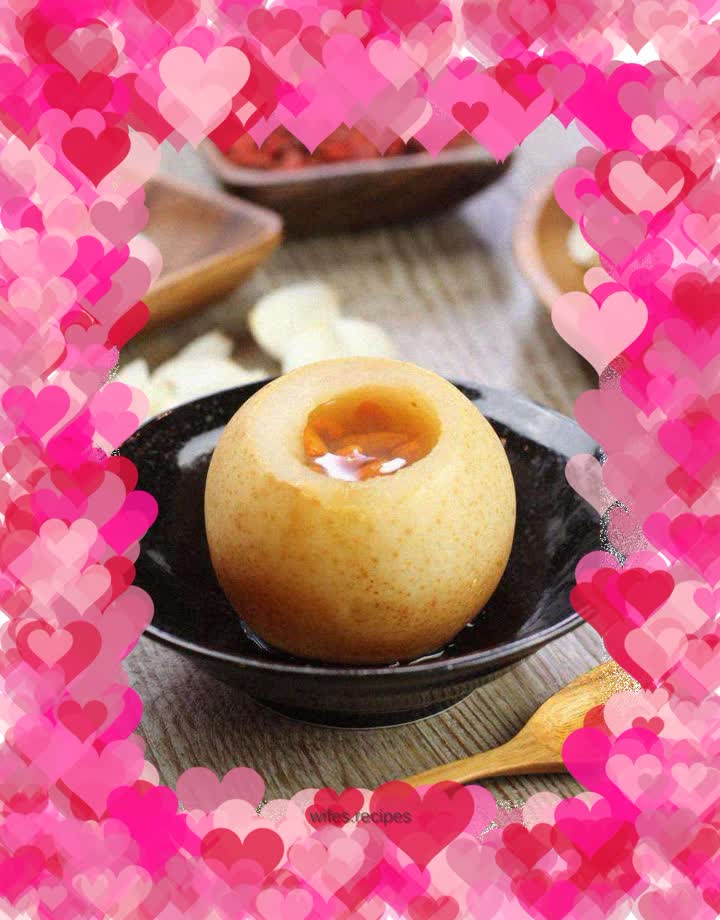 Stewed Sydney Pear with Lily and Wolfberry