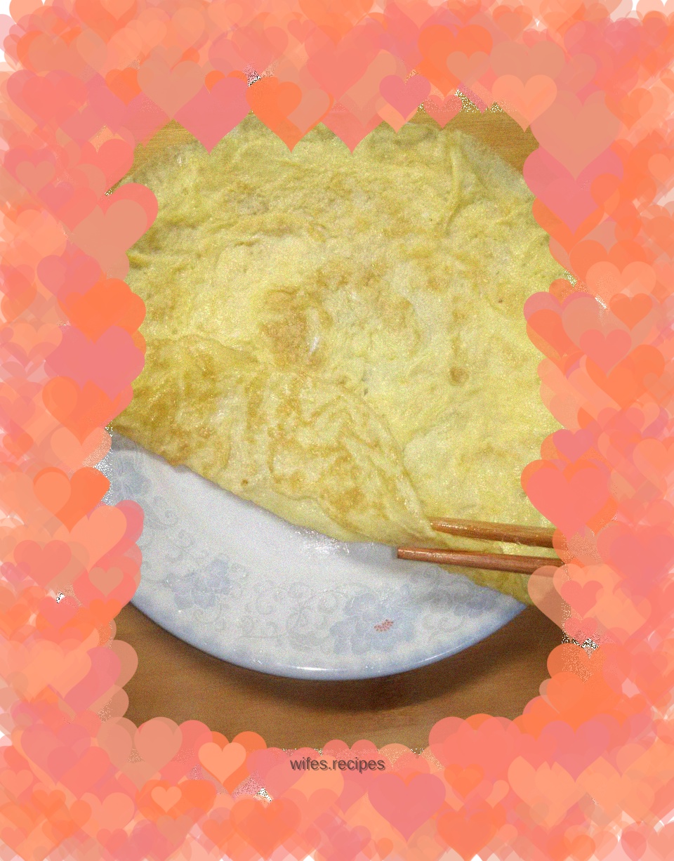 Hanged egg skin
