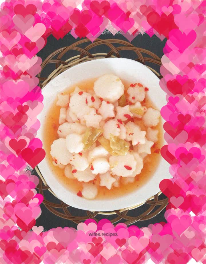 Sweet and sour radish