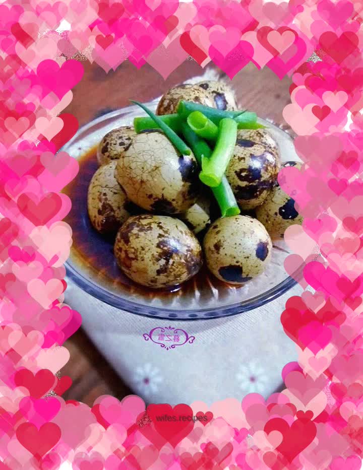 Braised quail eggs