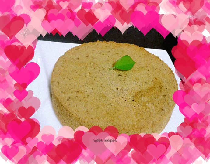 6-inch matcha chiffon cake