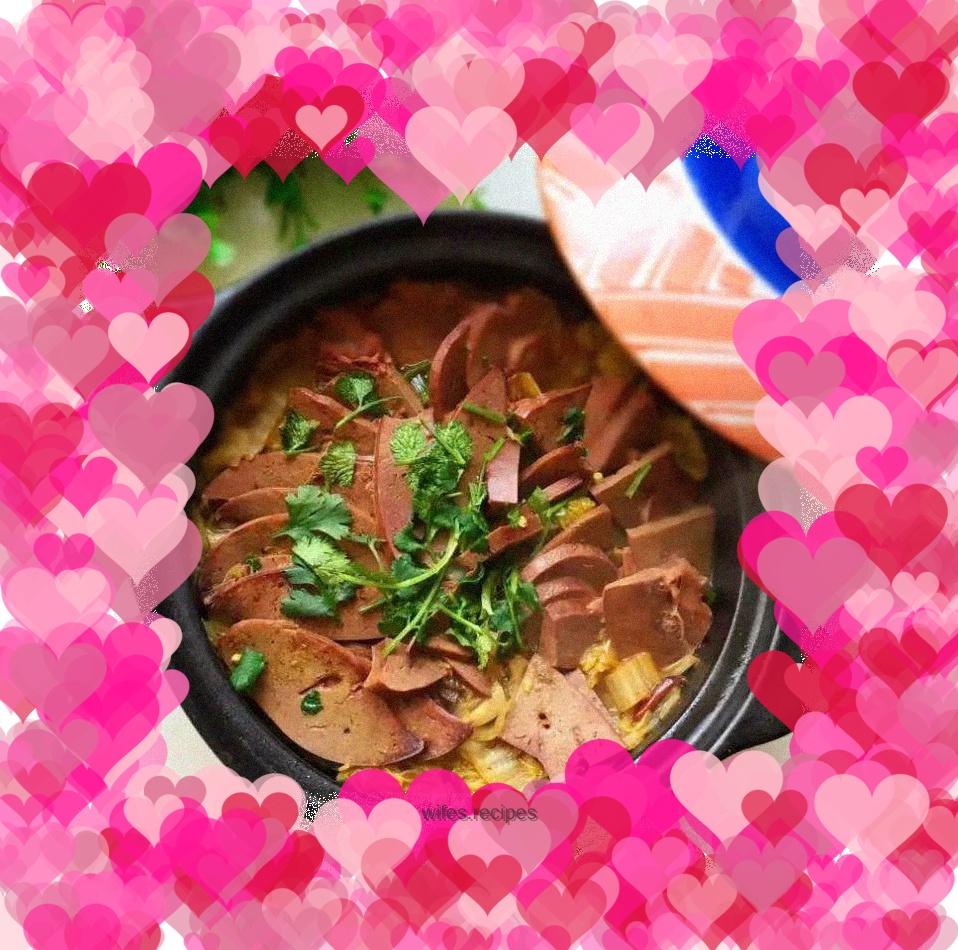 【Shandong】Casserole with cabbage and lamb liver stew