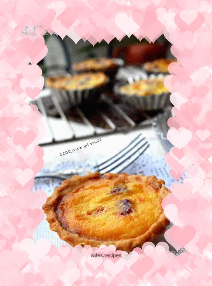 Purple Sweet Potato Egg Tart