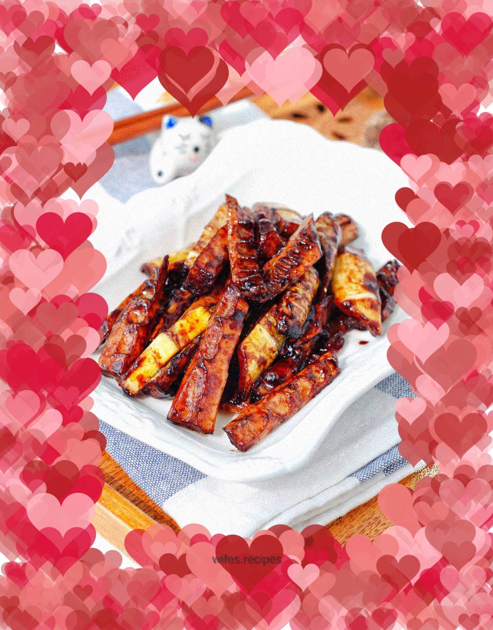 Braised spring bamboo shoots in oil