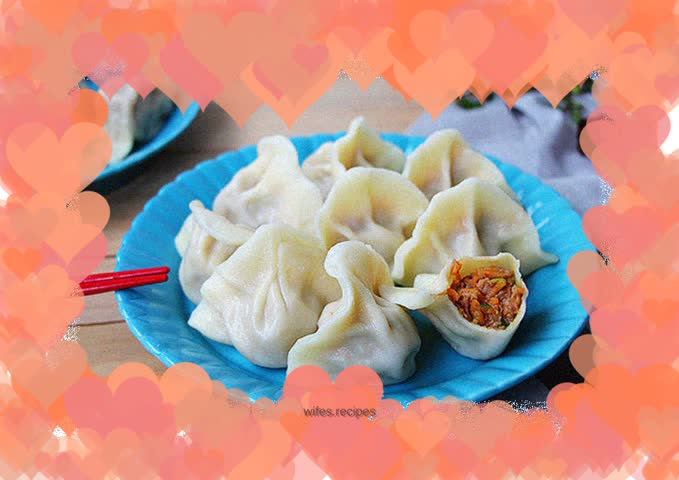Pork and carrot dumplings