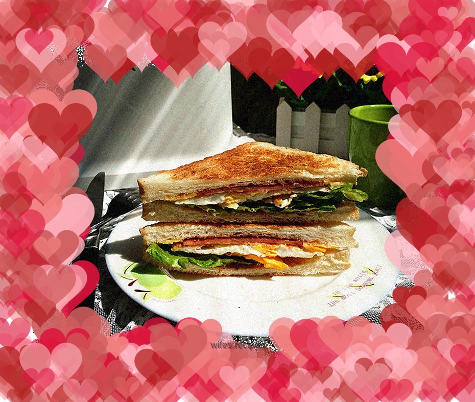 Ham and cheese sandwich