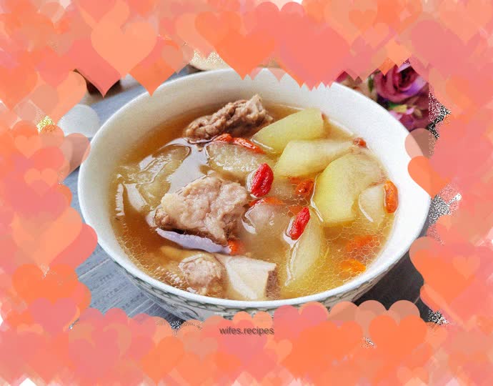 Spare ribs and winter melon soup