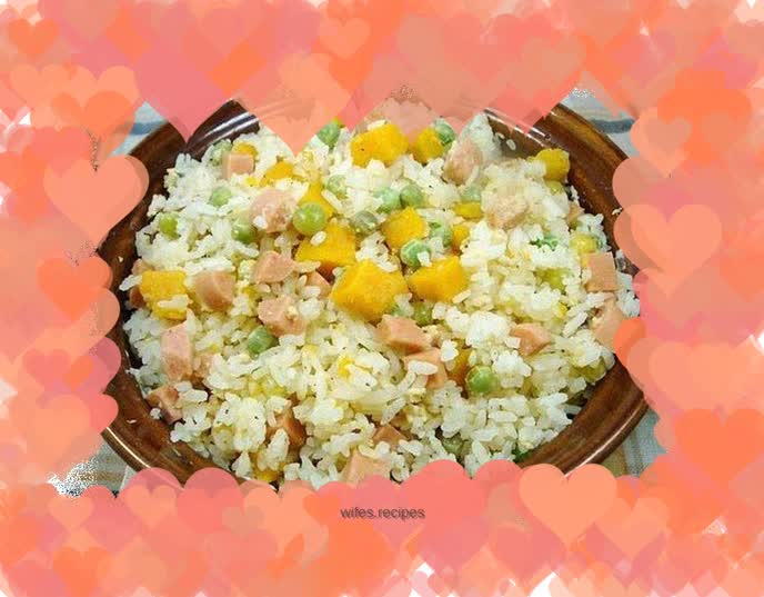 Teach you how to cook casserole rice - colorful casserole rice with soy milk