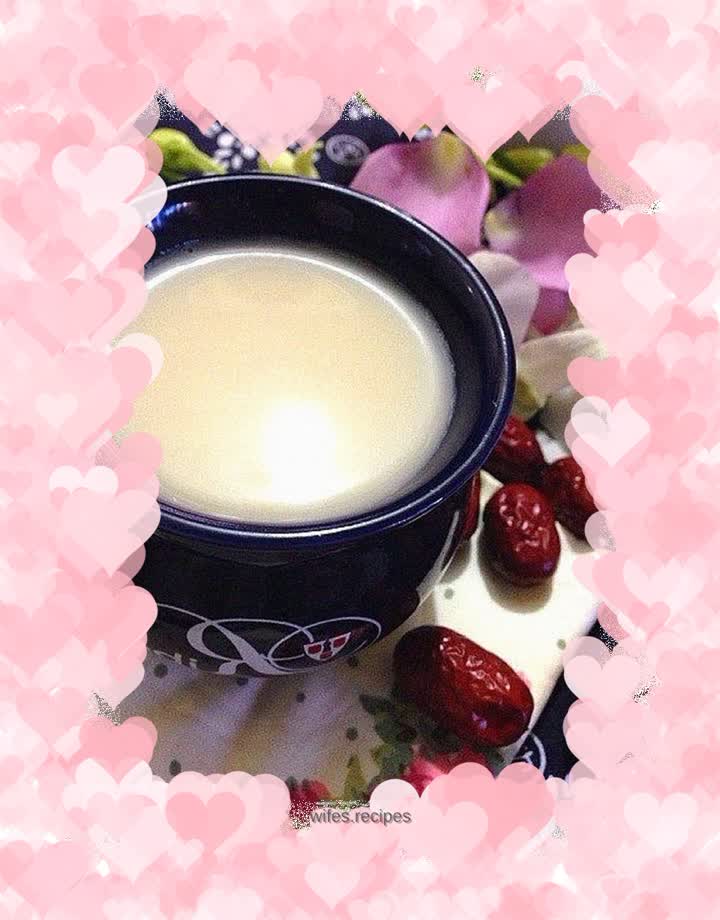 Red date soy milk