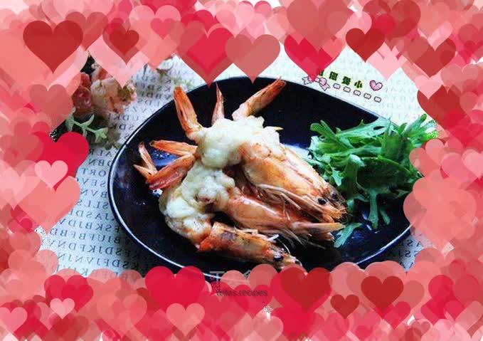 Baked Prawns with Cheese