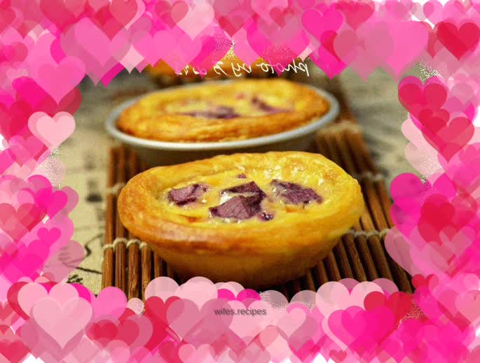 Purple Sweet Potato Egg Tart