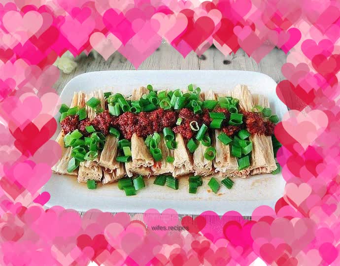 Steamed yuba with bone ginseng