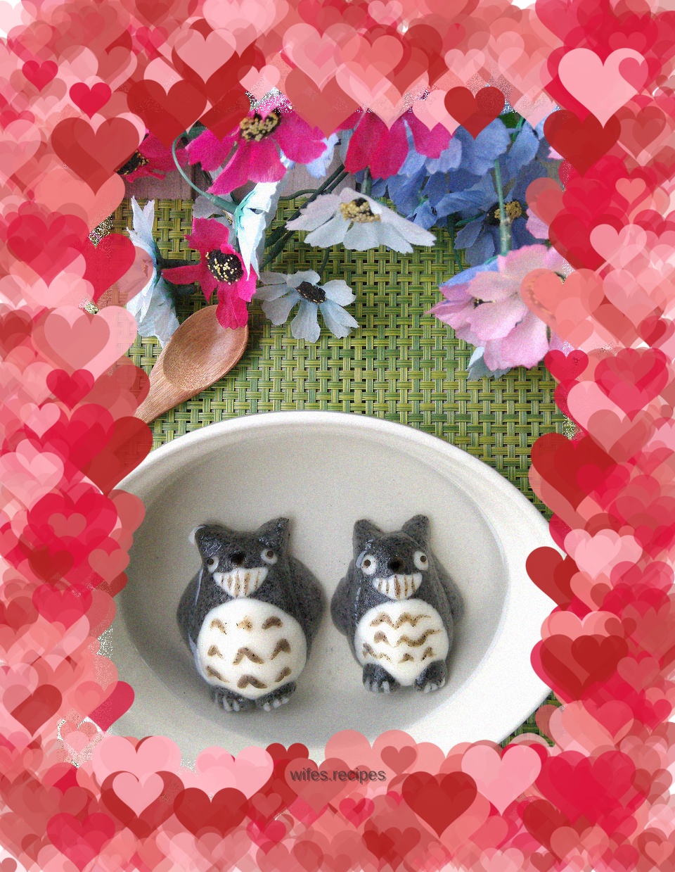 Black Sesame Totoro Rice Balls