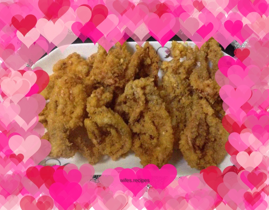 Fried squid tentacles