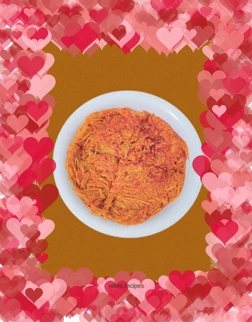 Sweet potato shredded cake