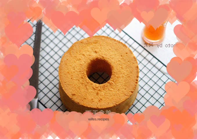 Hollow chiffon cake