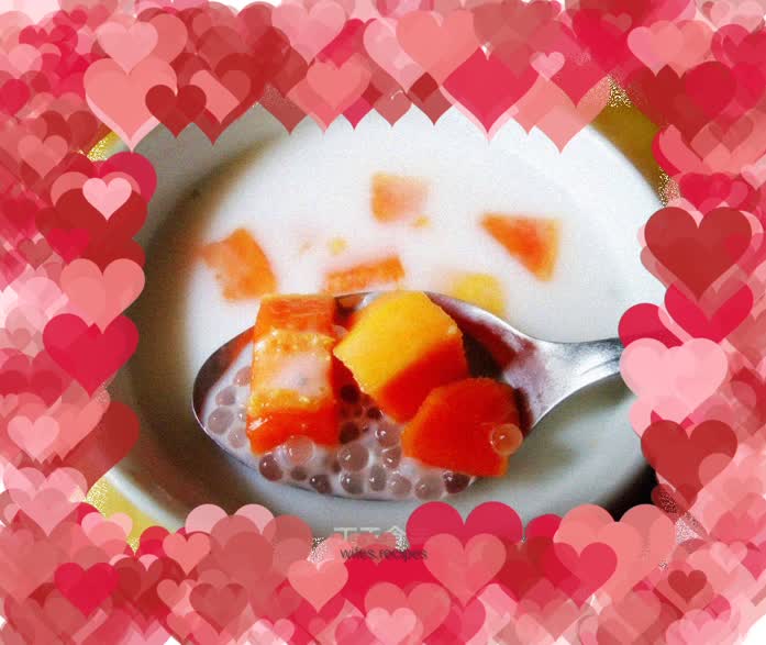 Coconut Papaya Sago Dew