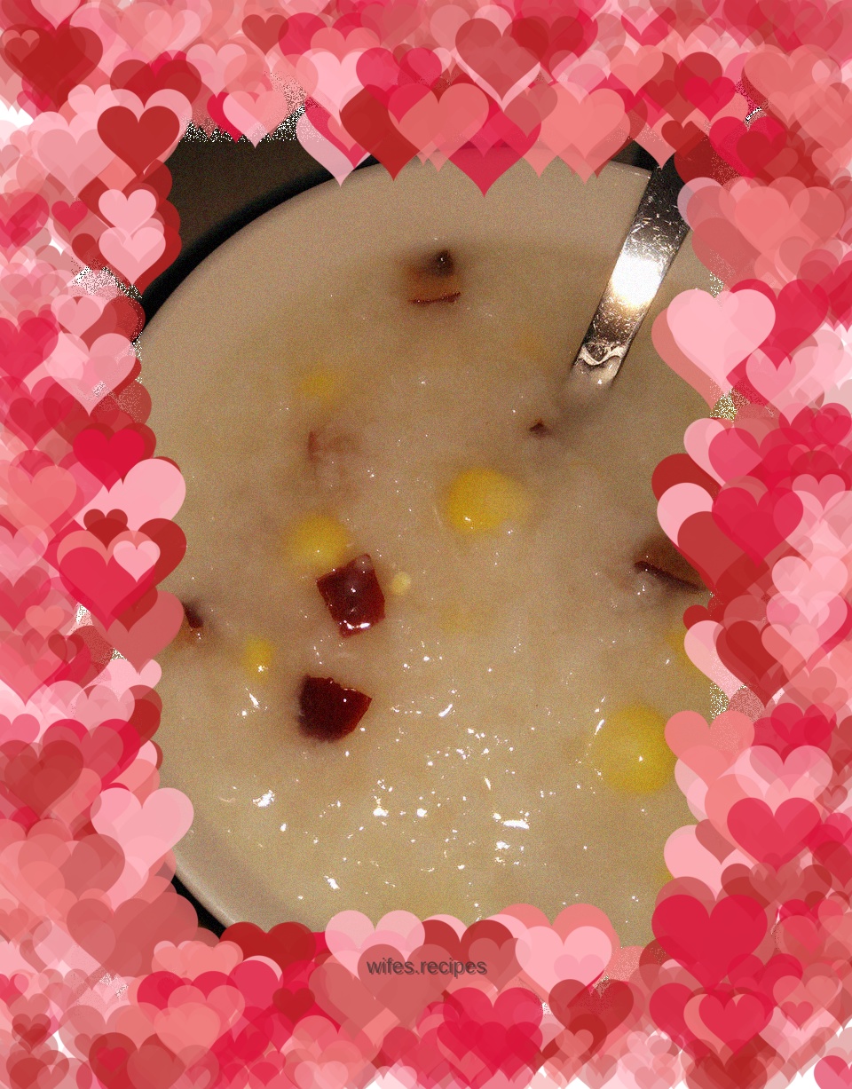 Red dates and polenta