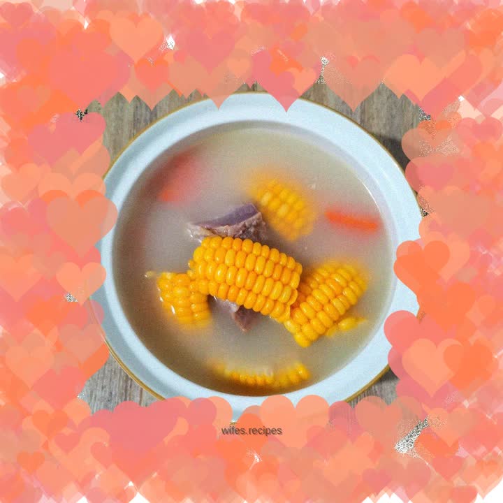 Corn ribs soup