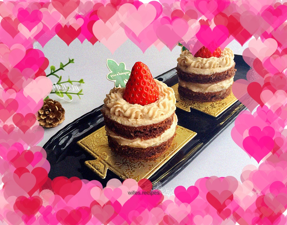 Christmas cake: French Mont Blanc cake