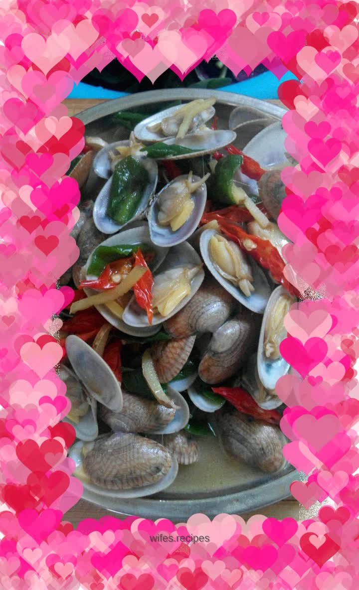 Spicy stir-fried scallops