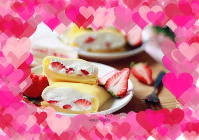 【Strawberry Pancake】Small dessert that doesn’t require an oven