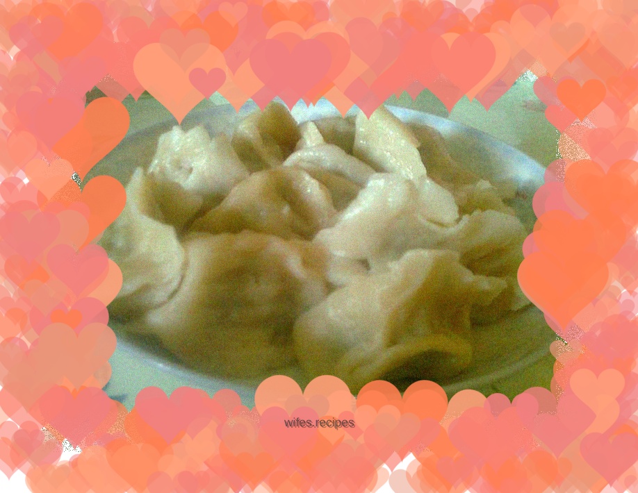 Green pepper and pork dumplings