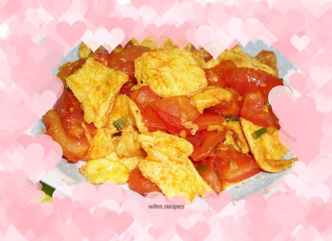 Tomato scrambled eggs