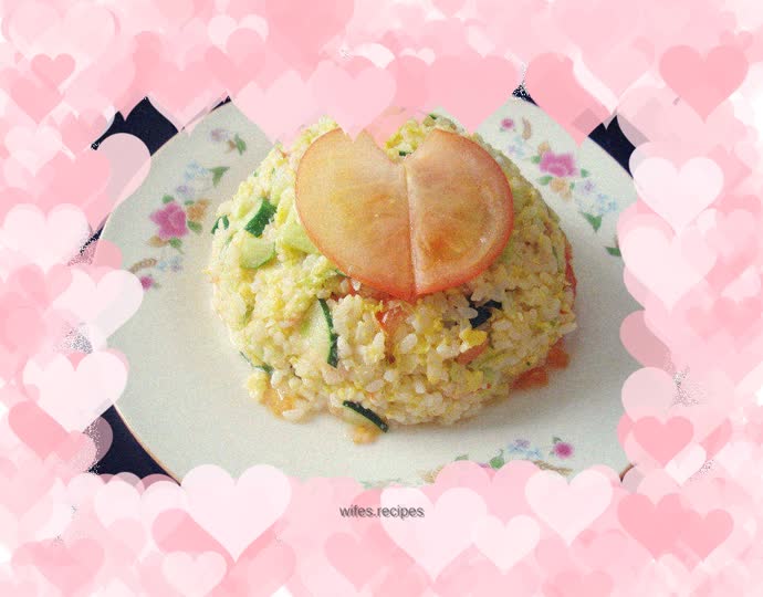 Homemade egg fried rice