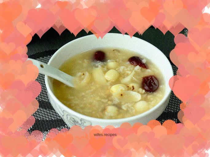 Lily seed porridge
