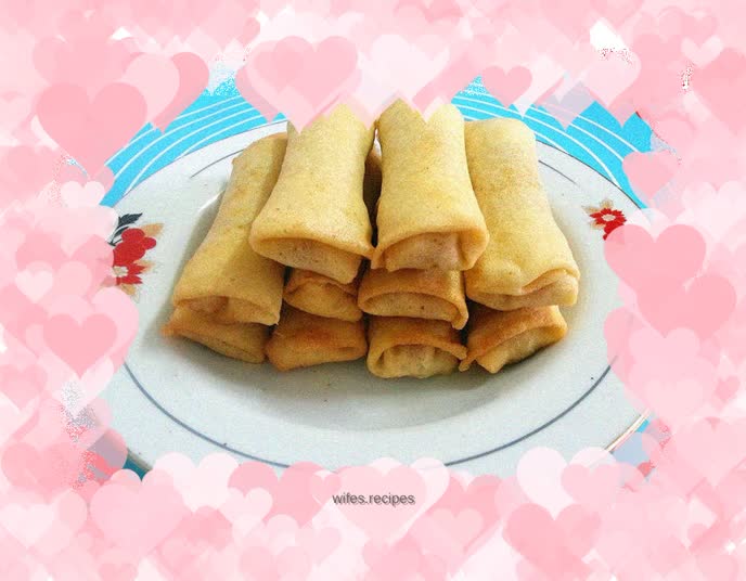 Welcome the Spring Festival and enjoy the blessings - fried spring rolls (including spring roll wrapper recipe)