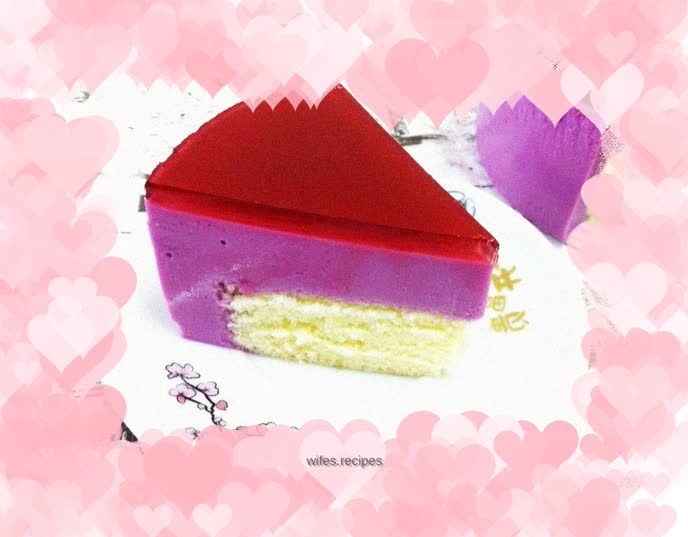 Purple sweet potato yogurt cake