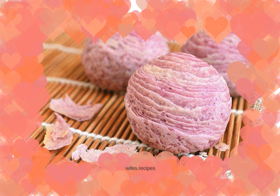 Purple sweet potato cake