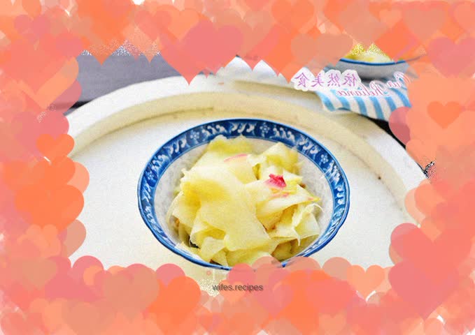 Midsummer cold snack--sweet and sour ginger