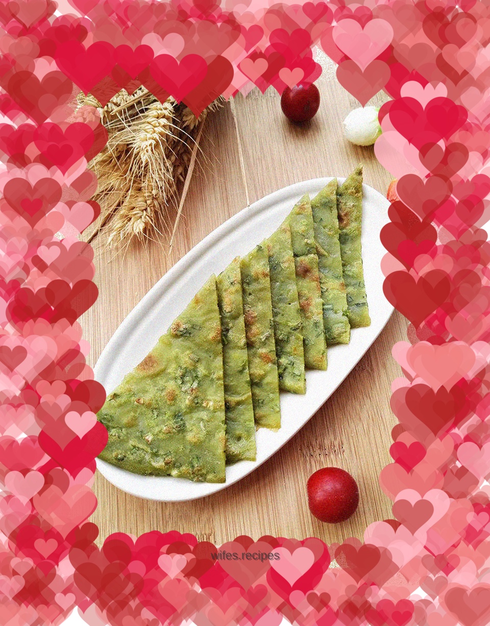 Celery and Scallion Pancake