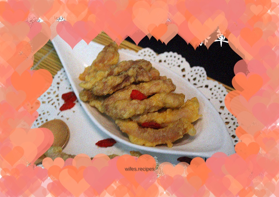 Soft fried pork strips