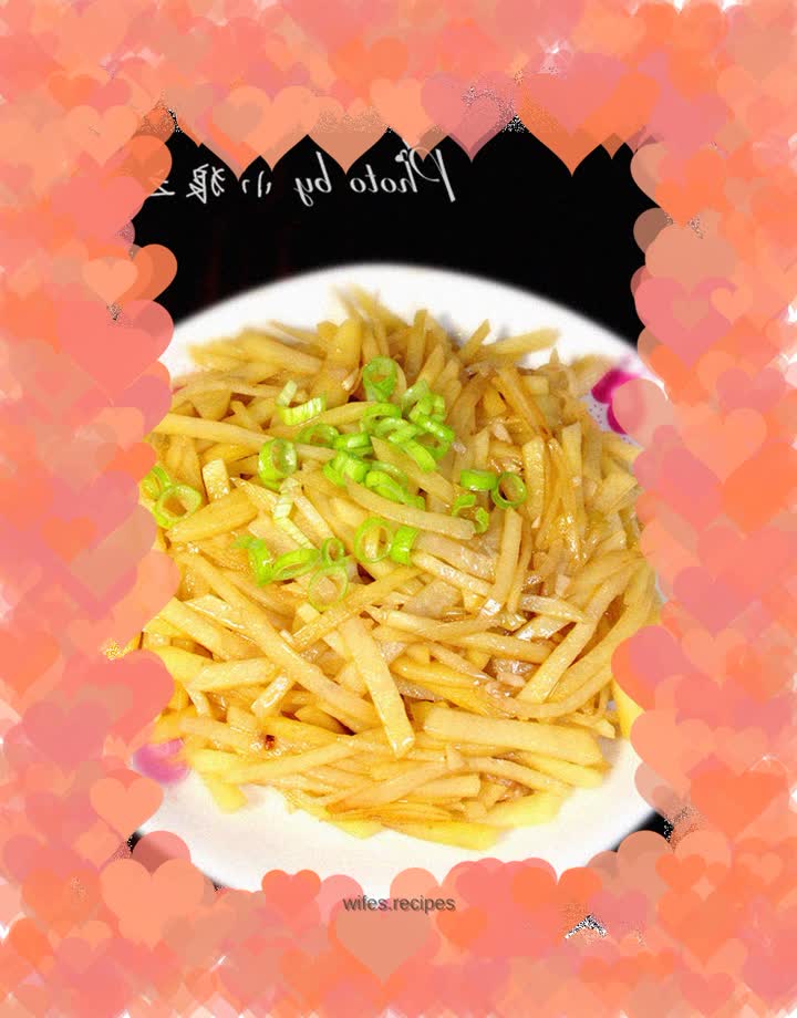 Simple home-cooked food----Vinegar potato shreds