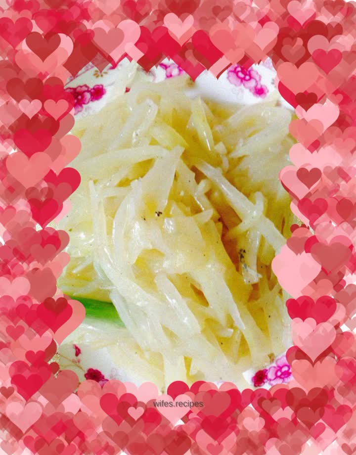 Vinegar potato shreds