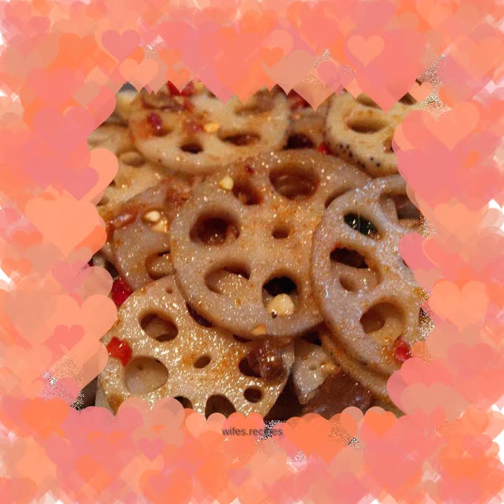Spicy lotus root slices