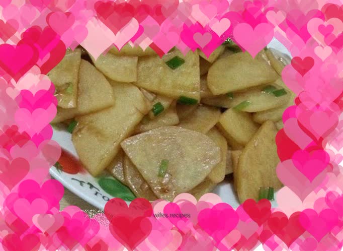 Braised potato chips