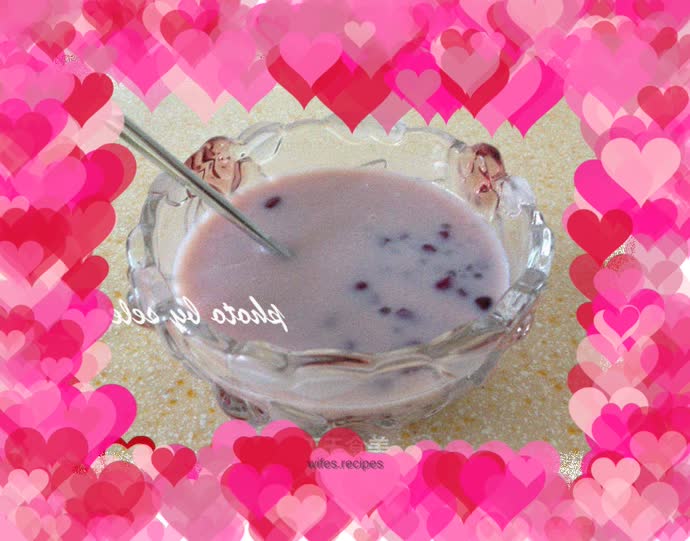 Red bean and coconut milk sago