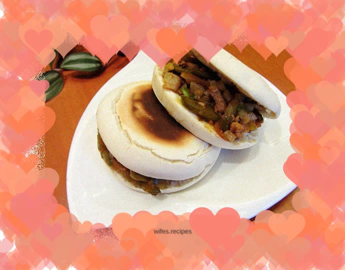 Grilled mustard minced pork